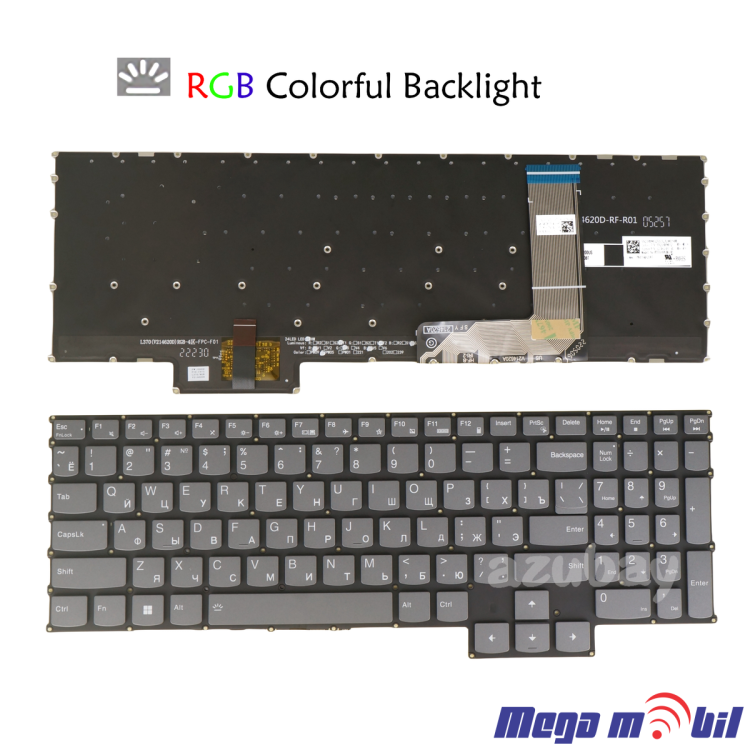 Tastatura za laptop Lenovo Ideapad Gaming 3 16IAH7 so backlight RGB ORG